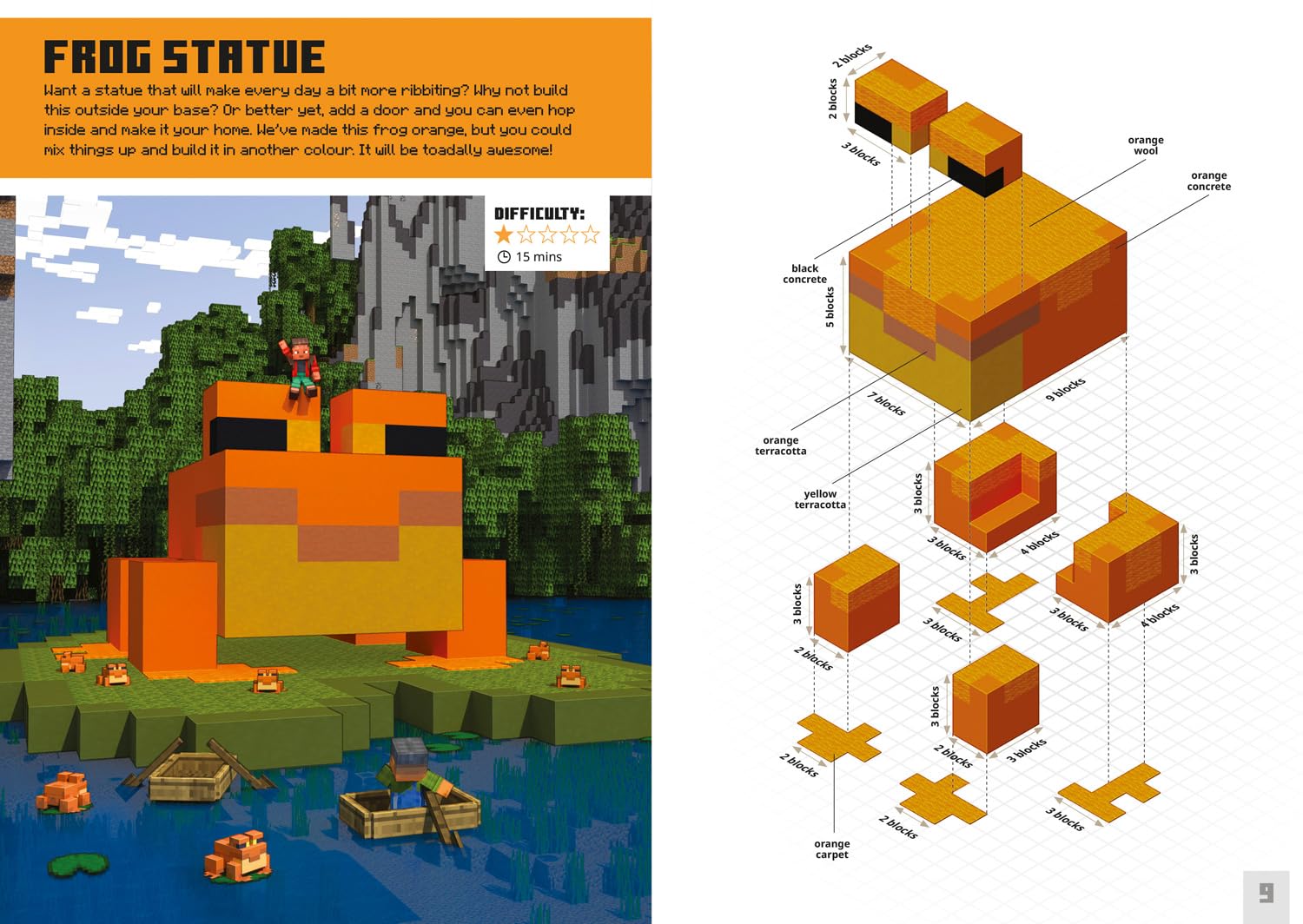 Minecraft Mega Bite-Size Builds (Hardcover)