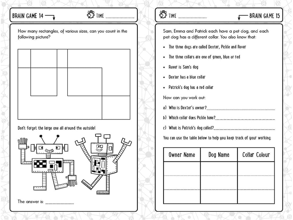 Brain Games for Clever Kids® 8 Year Olds