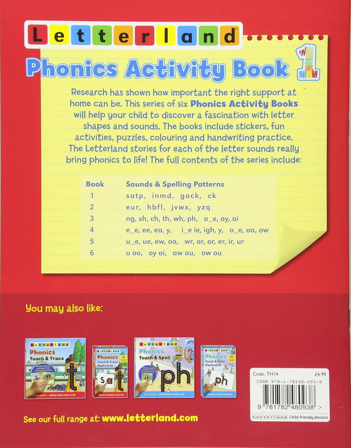 Letterland- Phonics Activity Book 1