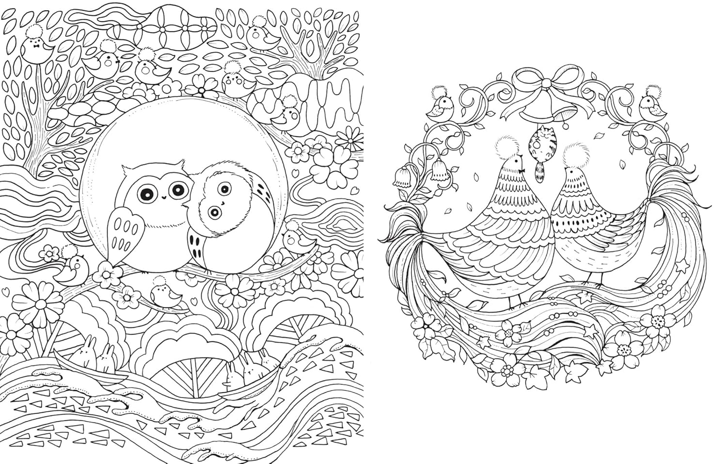 A Million Cute Animals: Adorable Animals to Colour (A Million Creatures to Colour, 9) Paperback