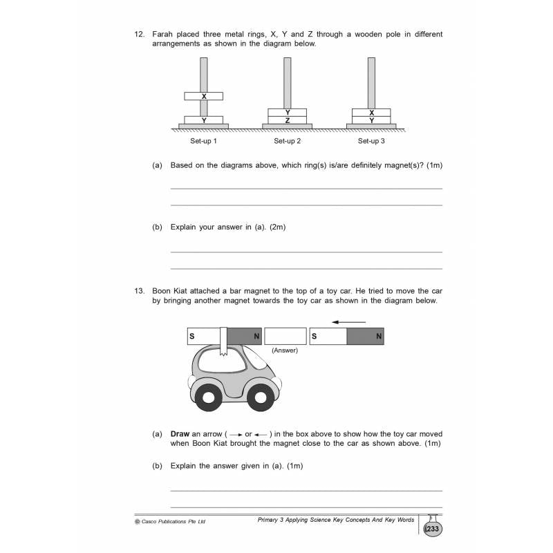 Science Applying Key Concepts & Key Words Primary 3 - 2nd Edition