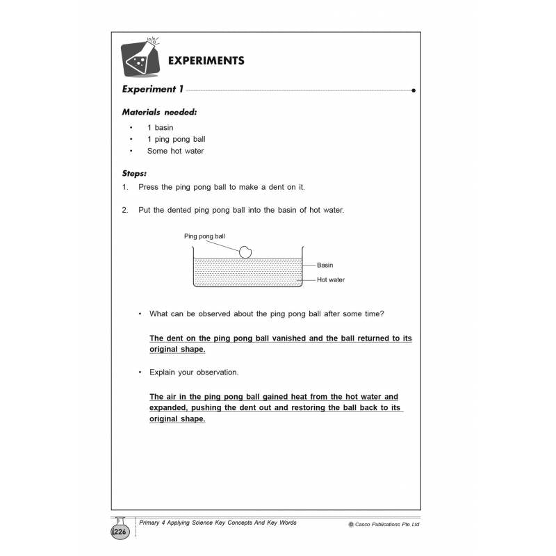Science Applying Key Concepts & Key Words Primary 4 - 2nd Edition