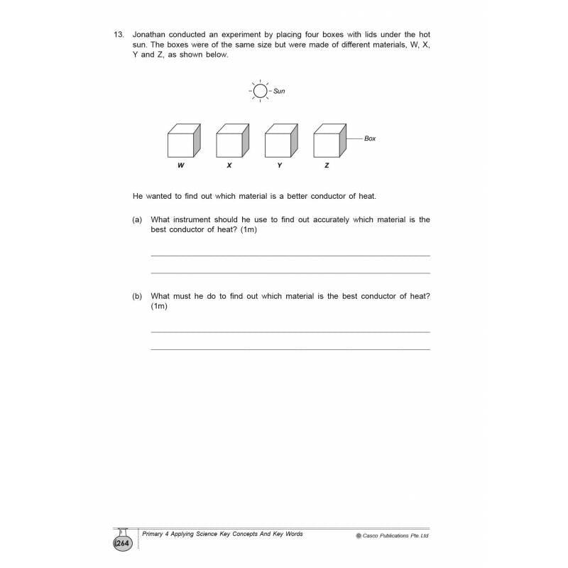 Science Applying Key Concepts & Key Words Primary 4 - 2nd Edition