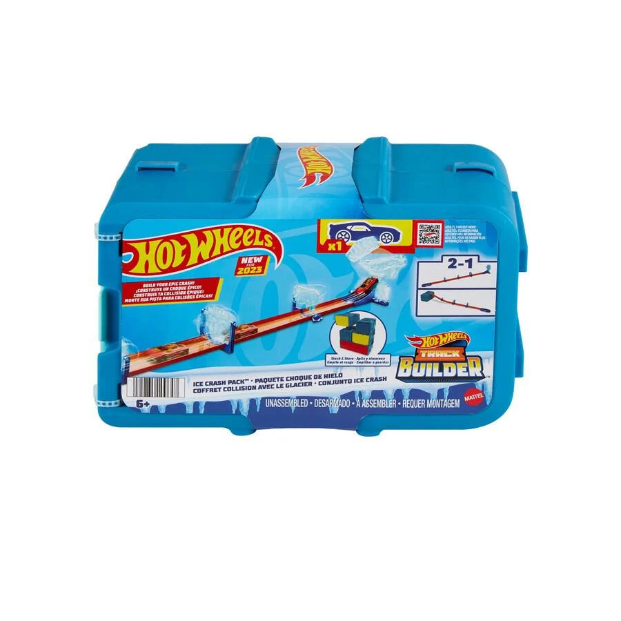 MATTEL HOT WHEELS TRACK BUILDER ICE CRASH PACK