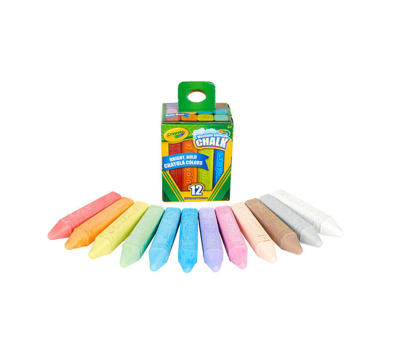 Crayola Sidewalk Chalk 12'S 512