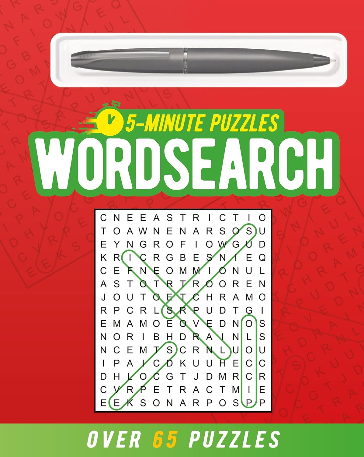 5-Minute Wordsearch (includes ball-point pen): Over 65 Puzzles (5-Minute Puzzles) Paperback