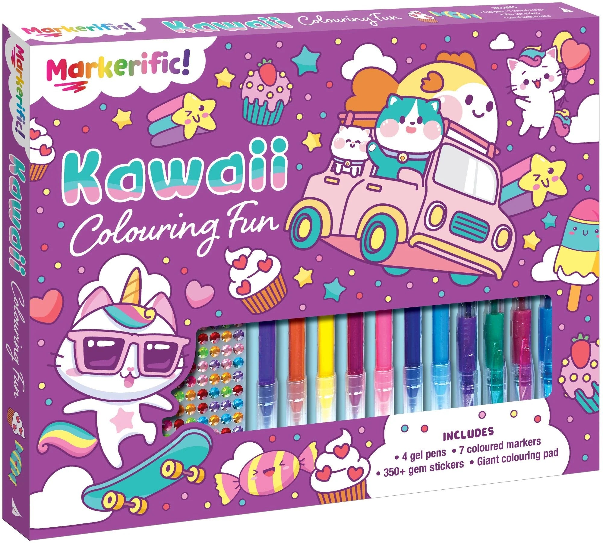 MARKERIFIC KAWAII COLOURING FUN