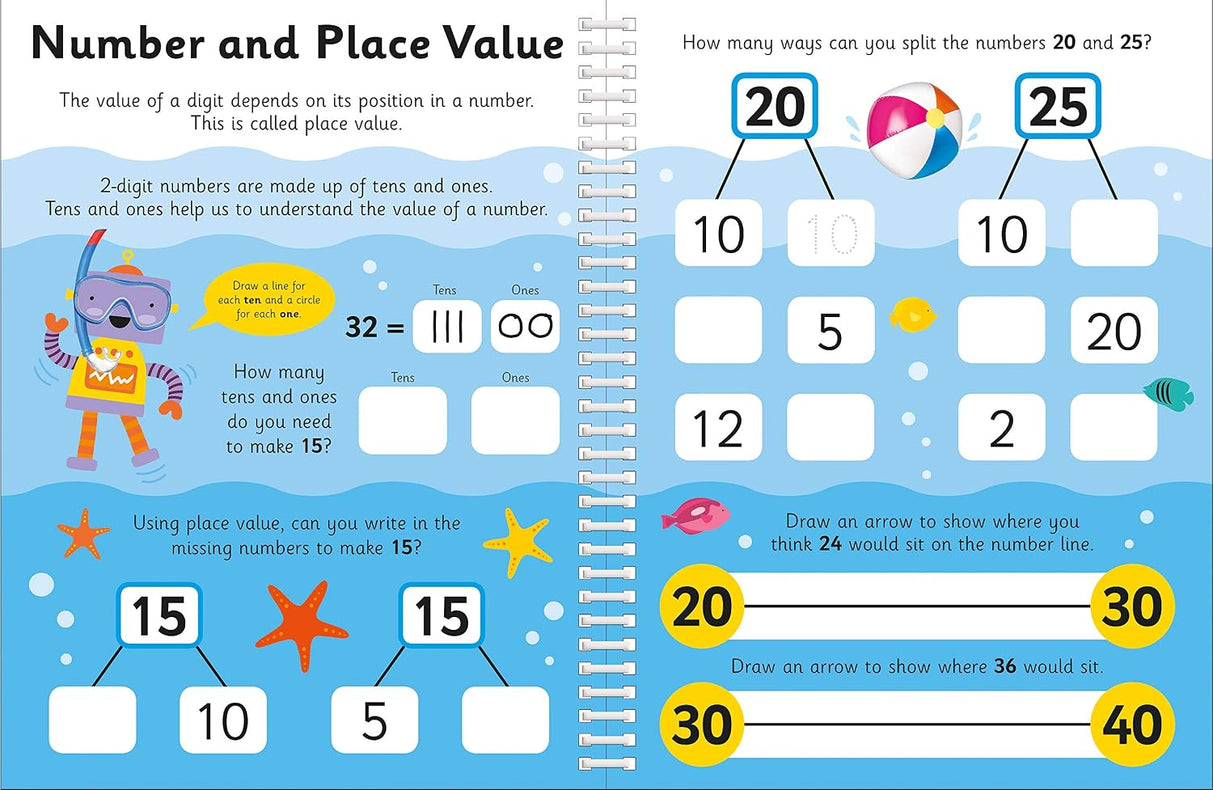 Reasoning And Problem Solving (Wipe Clean Workbook) – Spiral-Bound 