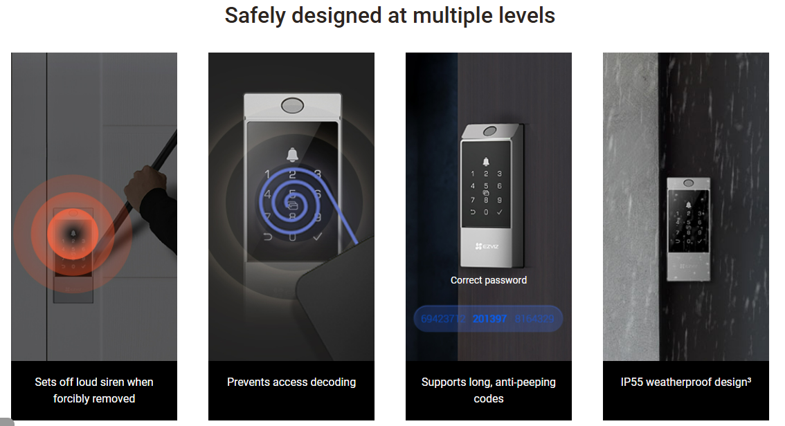 EZVIZ DL04 Pro Smart Deadbolt Lock