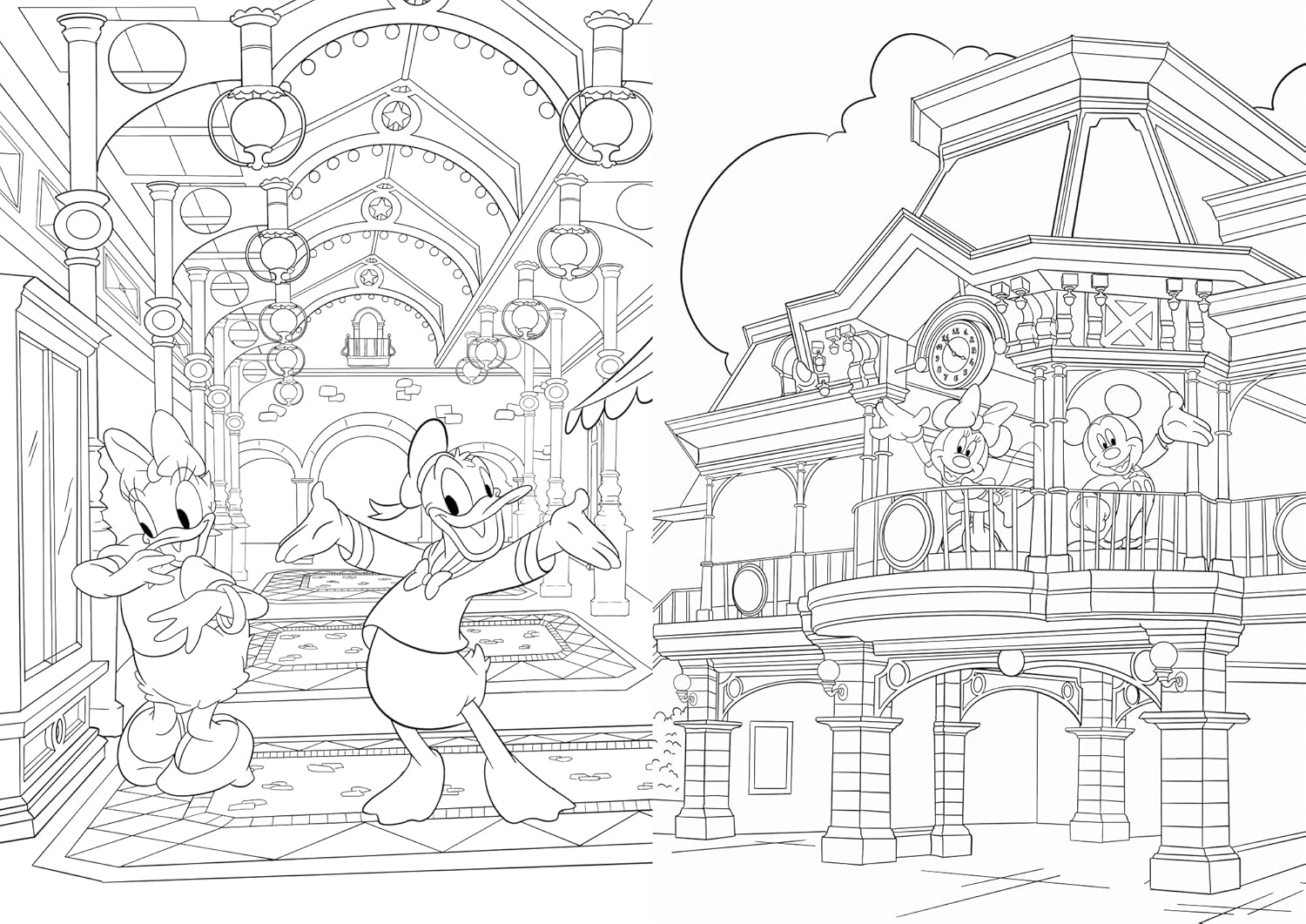 Disney: Disneyland Paris Colouring Book (Young Adult Colouring) Paperback