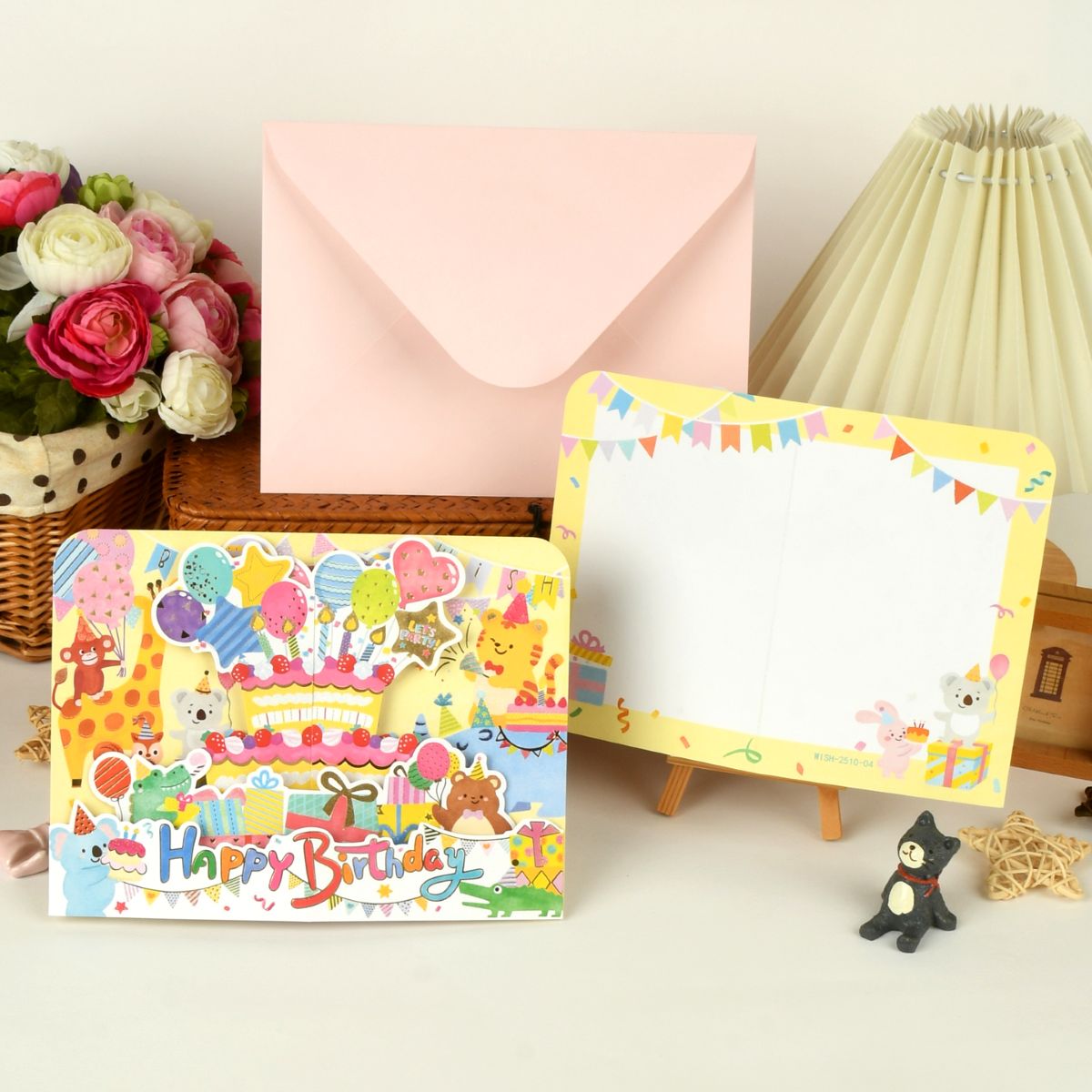 3D Birthday Cards Wish 2510