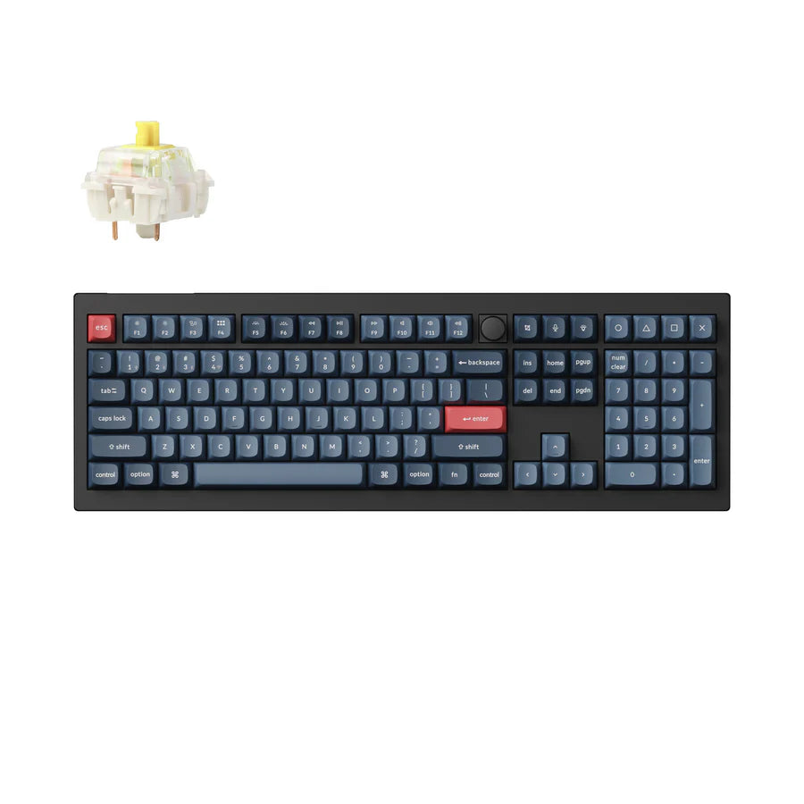 Keychron V6 Max - Carbon Black (Yellow)