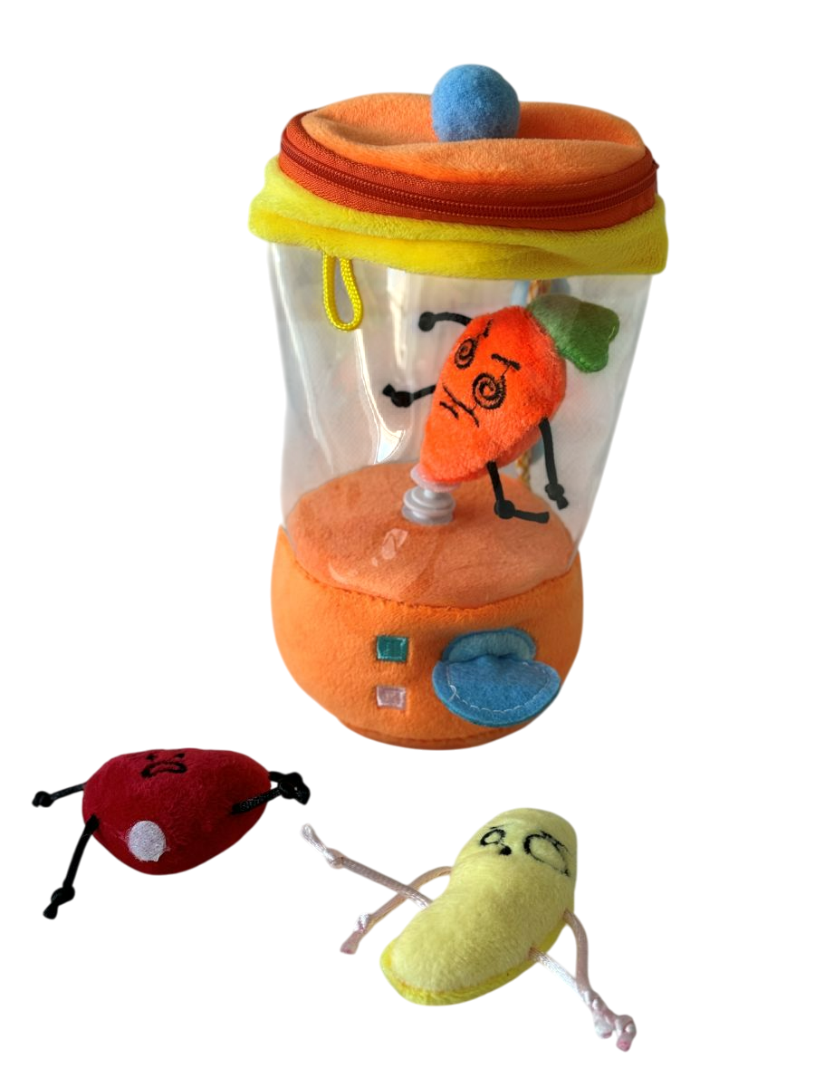 Juicing Plush Toy With 3 Extra Toys