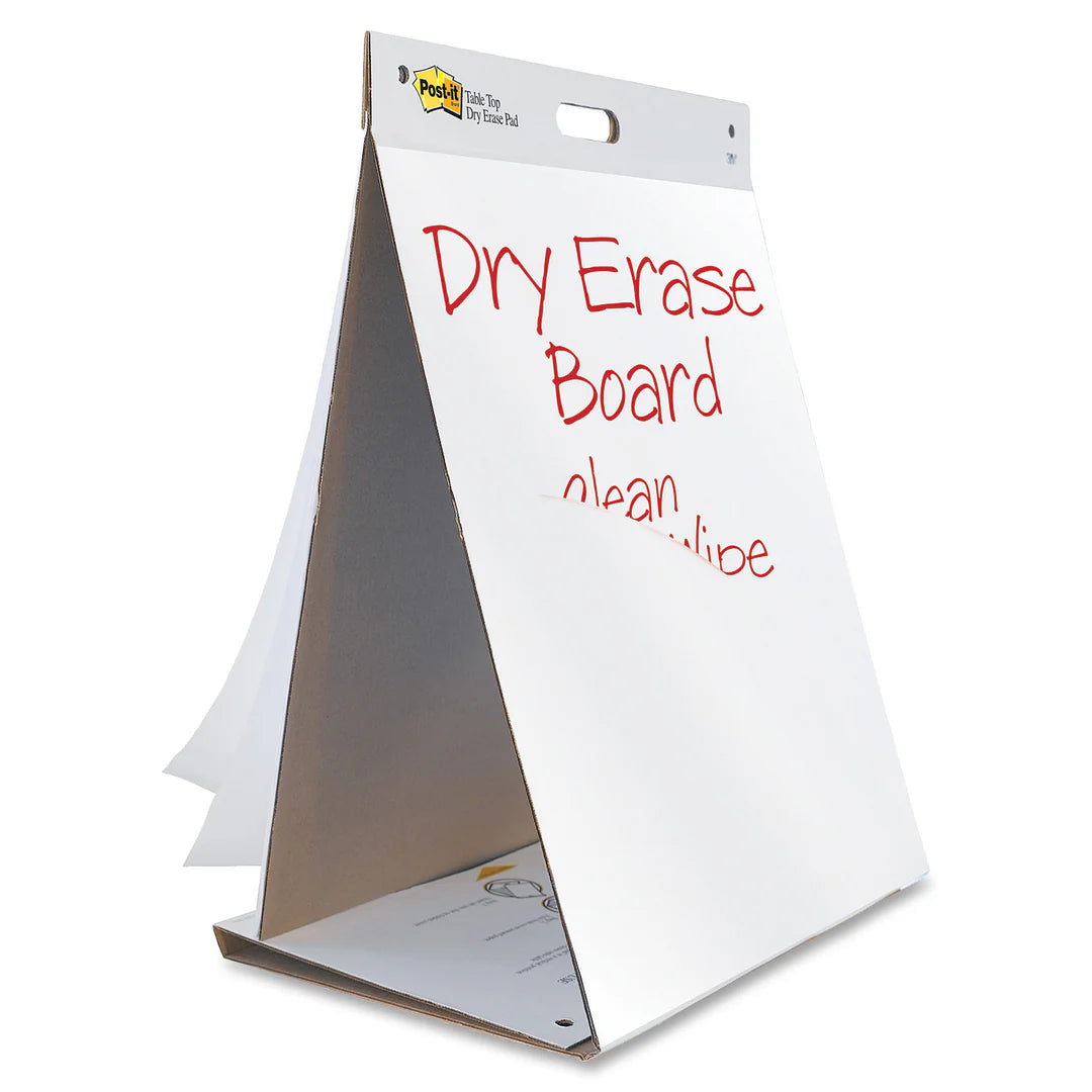 Post-it® 563DE Tabletop Easel Pad with Dry Erase Surface, 20x23"