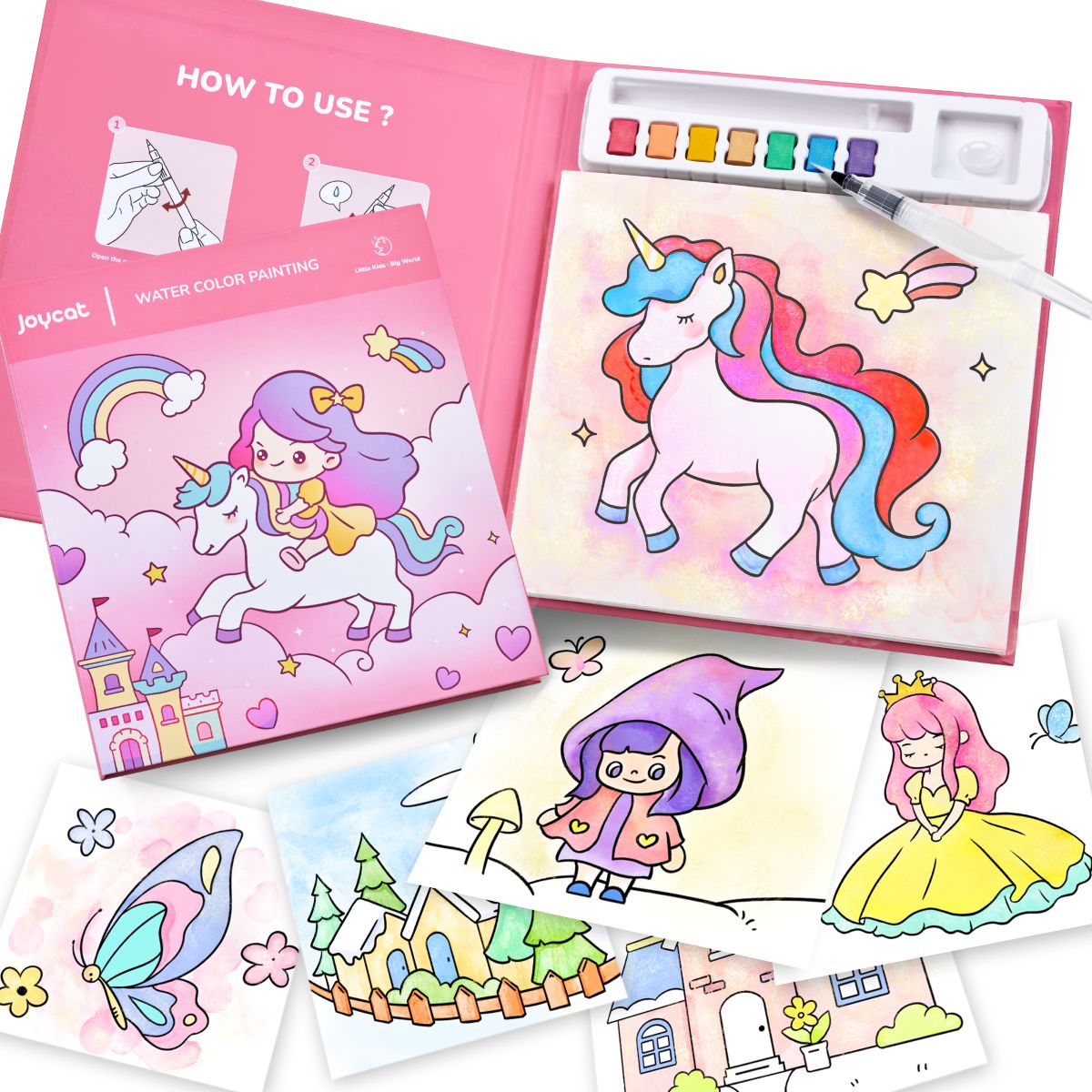 JOYCAT WATER COLOUR PAINTING UNICORN