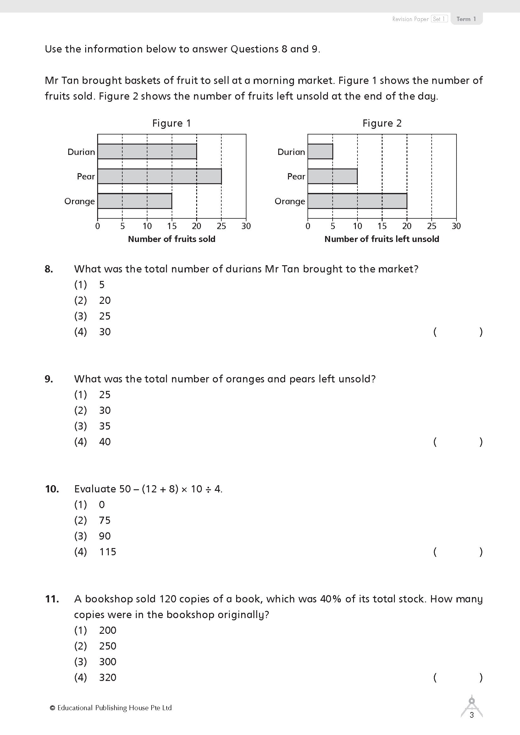 Primary 6 Maths Revision Papers