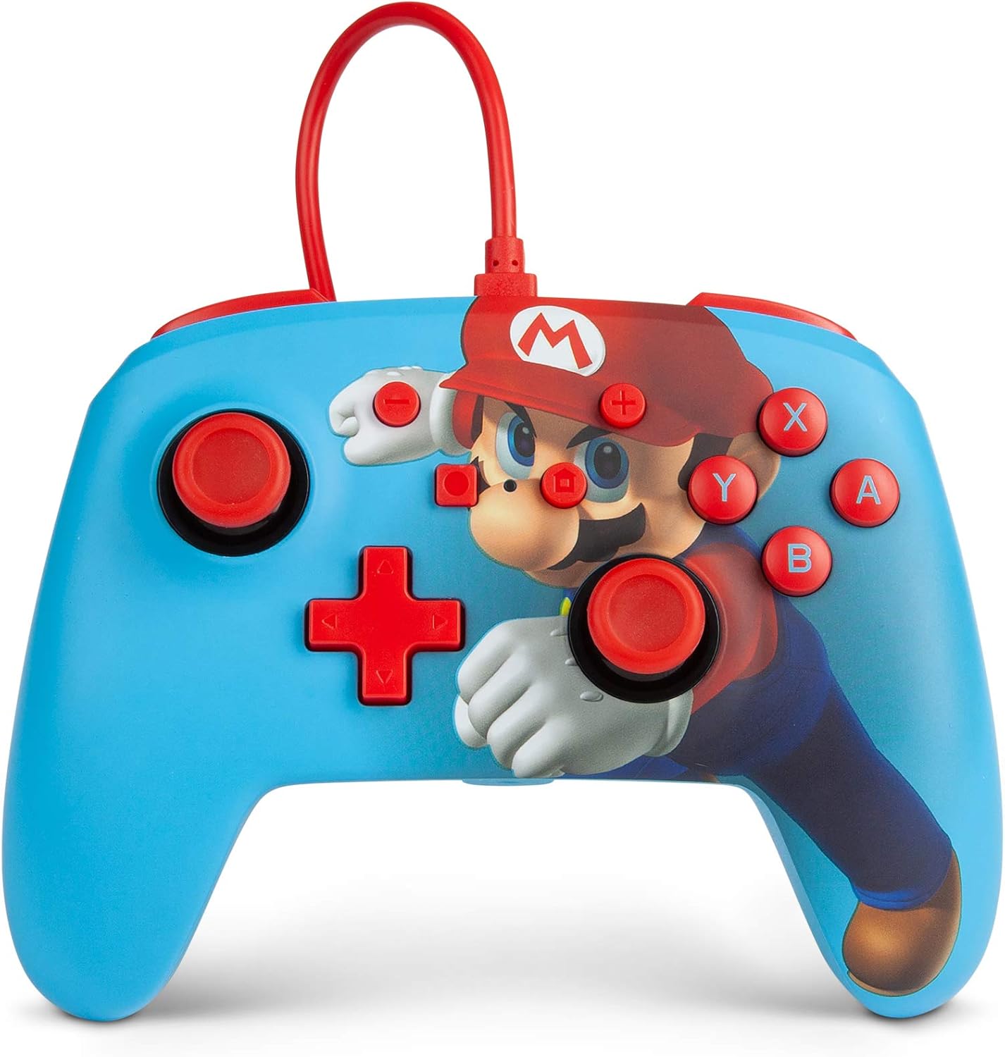 PowerA Enhanced Wired Controller for Nintendo Switch - Mario Punch (Officially Licensed)