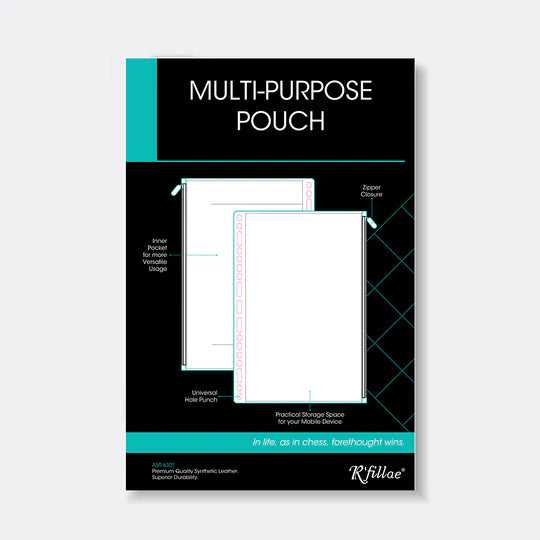 R'fillae A5 Organiser Planner Refill Multi-purpose Pouch