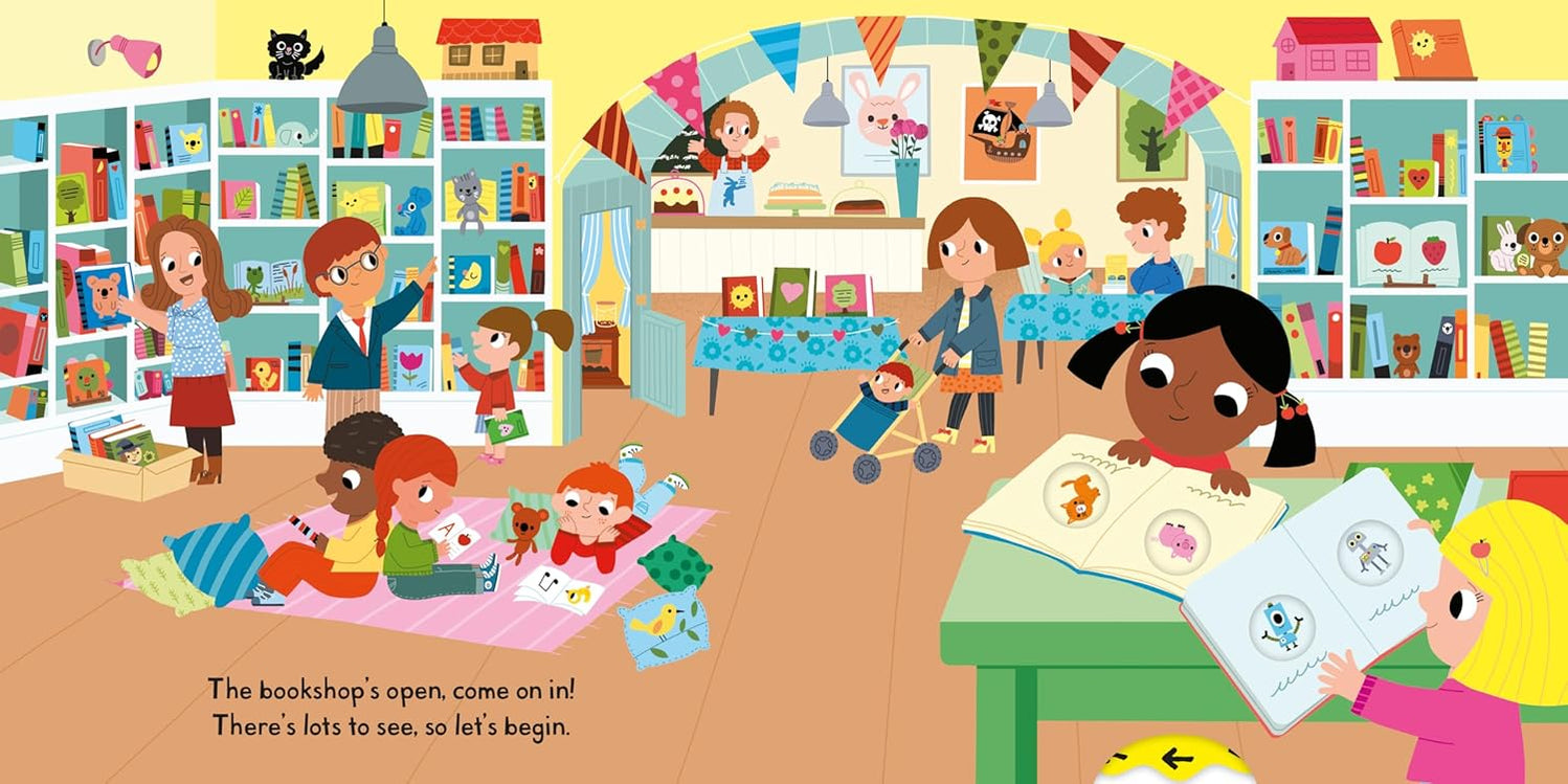 Busy Bookshop: A Push, Pull, Slide 