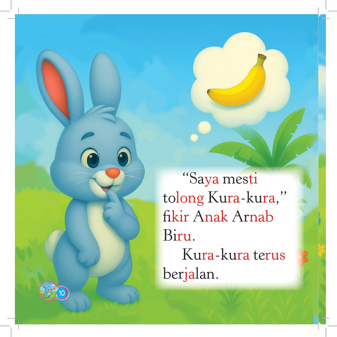 Siri Anak-anak Haiwan Comel : Anak Arnab Biru Baik Hati