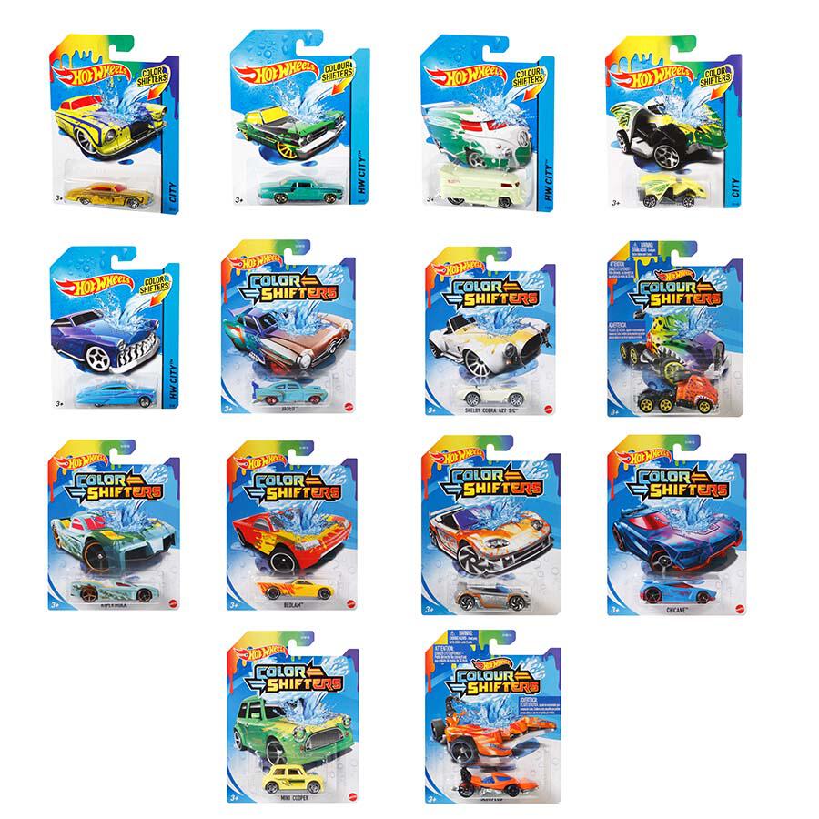 MATTEL HOTWHEELS CAR COLOUR SHIFTER ASSORTED