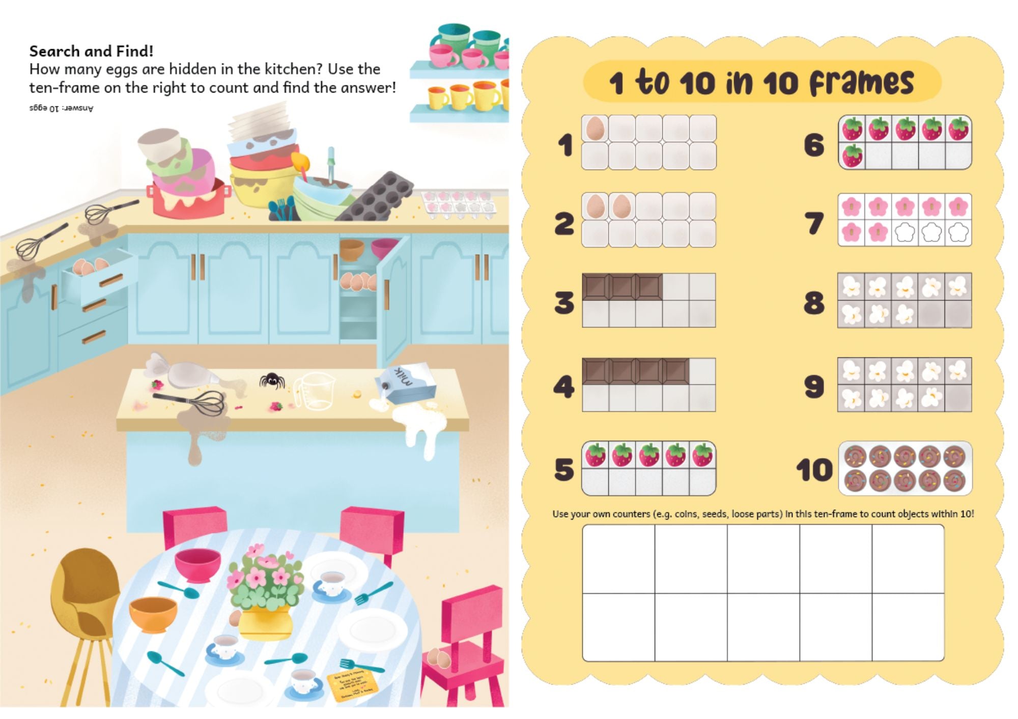 Maths Storybook: The Perfect Birthday - Numbers 1 to 10 (3-6yo)