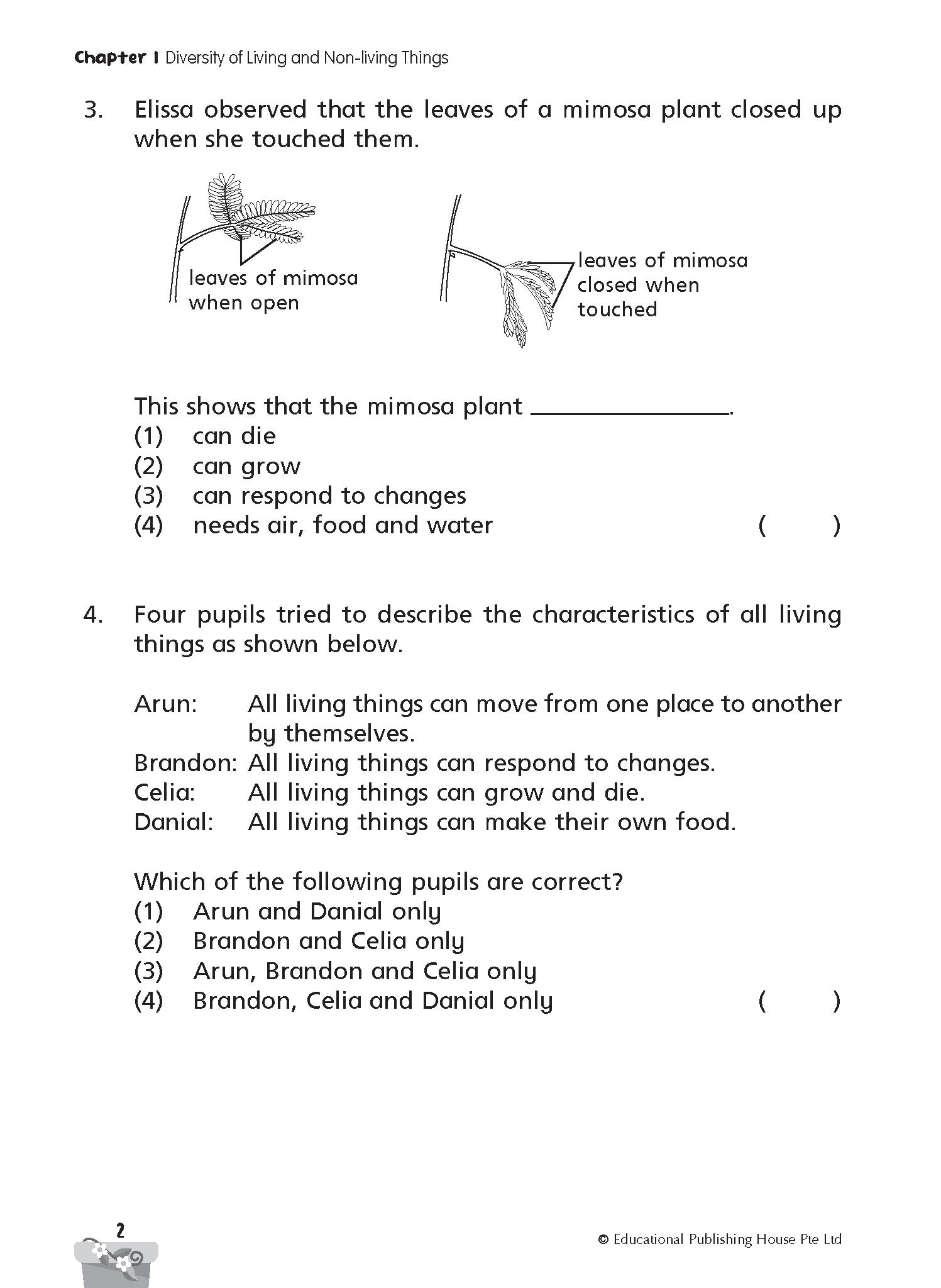 Primary 3 Science Progressive Practice