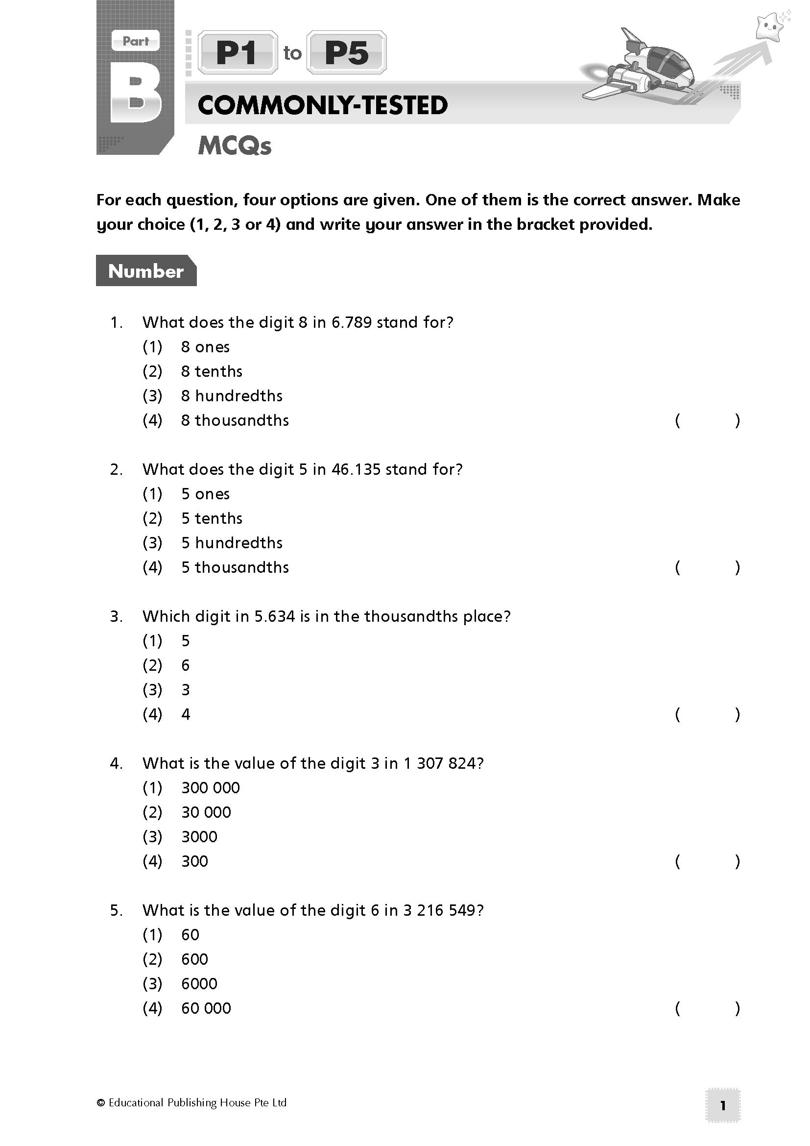PSLE Maths Exam Power Pack