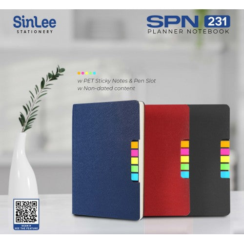 SEAKING NOTEBOOK SPN 231 (BLU RED BLK)