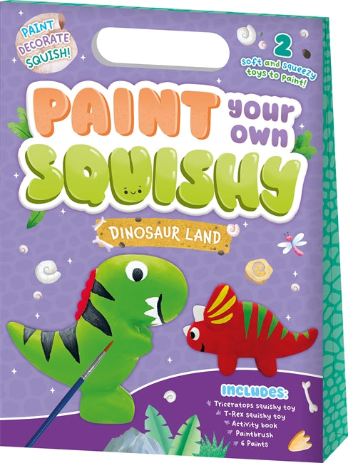 Paint Your Own Squishy: Dinosaur Land