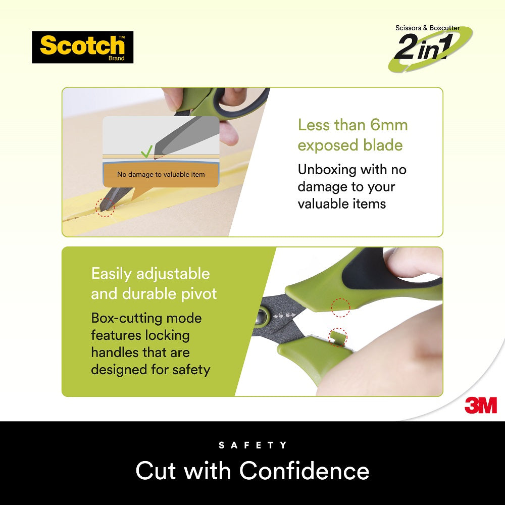 Scotch™ 1487ns Non-stick Unboxing Scissors 7"