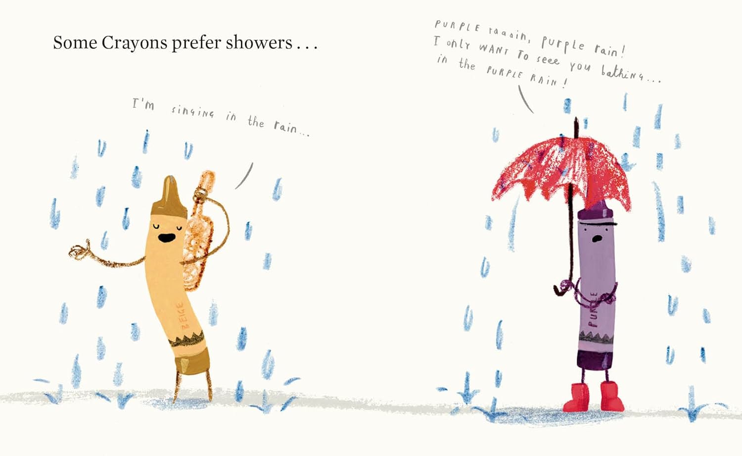 Bath Time for the Crayons (The Crayons Celebrate) (Hardcover – Picture Book)