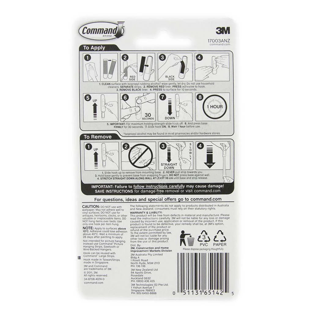Command™ 17003ANZ Large Hook