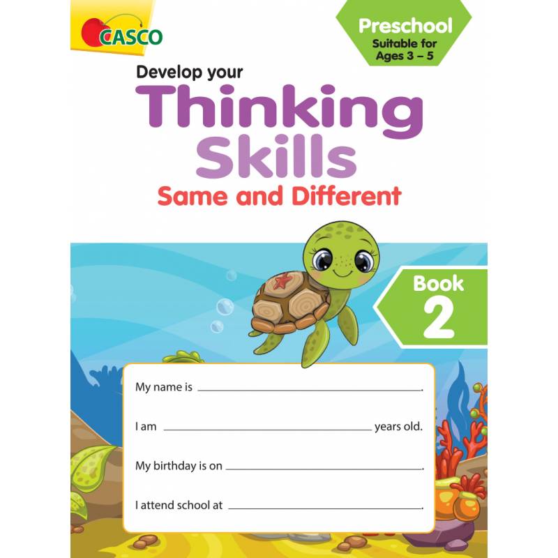 Preschool Develop Your Thinking Skills Book 2: Same and Different