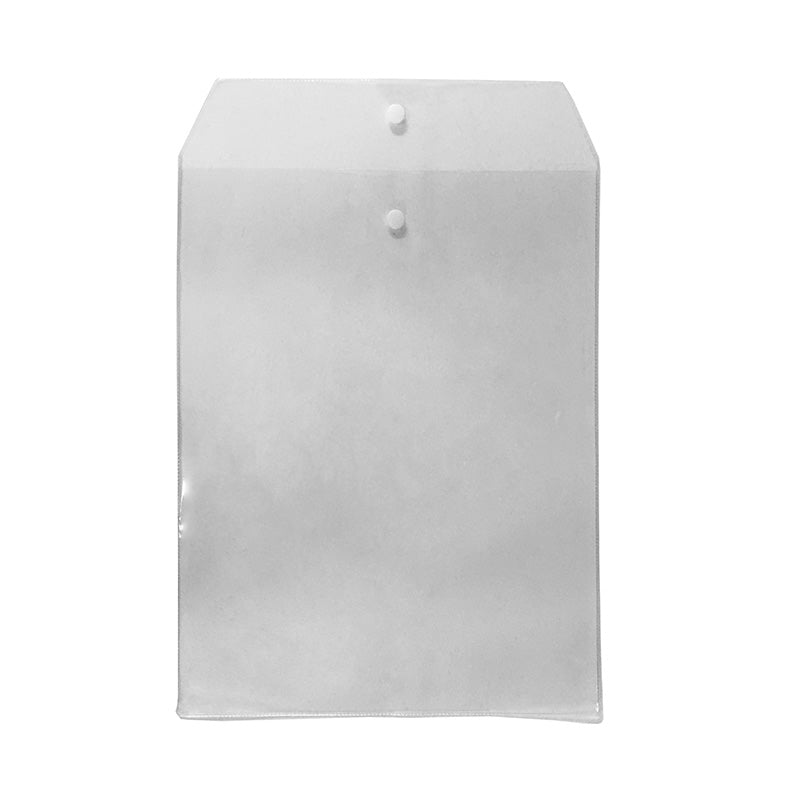 Pvc U-shaped Button Bag Transparent A4 