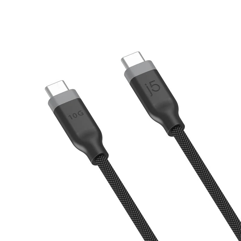 J5Create JUCX19L12B USB-C 60W Fast Charging Cable 1.2M - Black