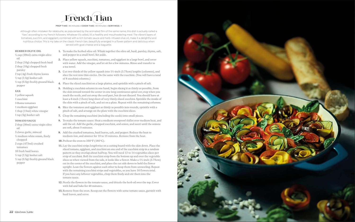 Glorious Table: Beautiful Food for a Delicious Life (Hardcover)