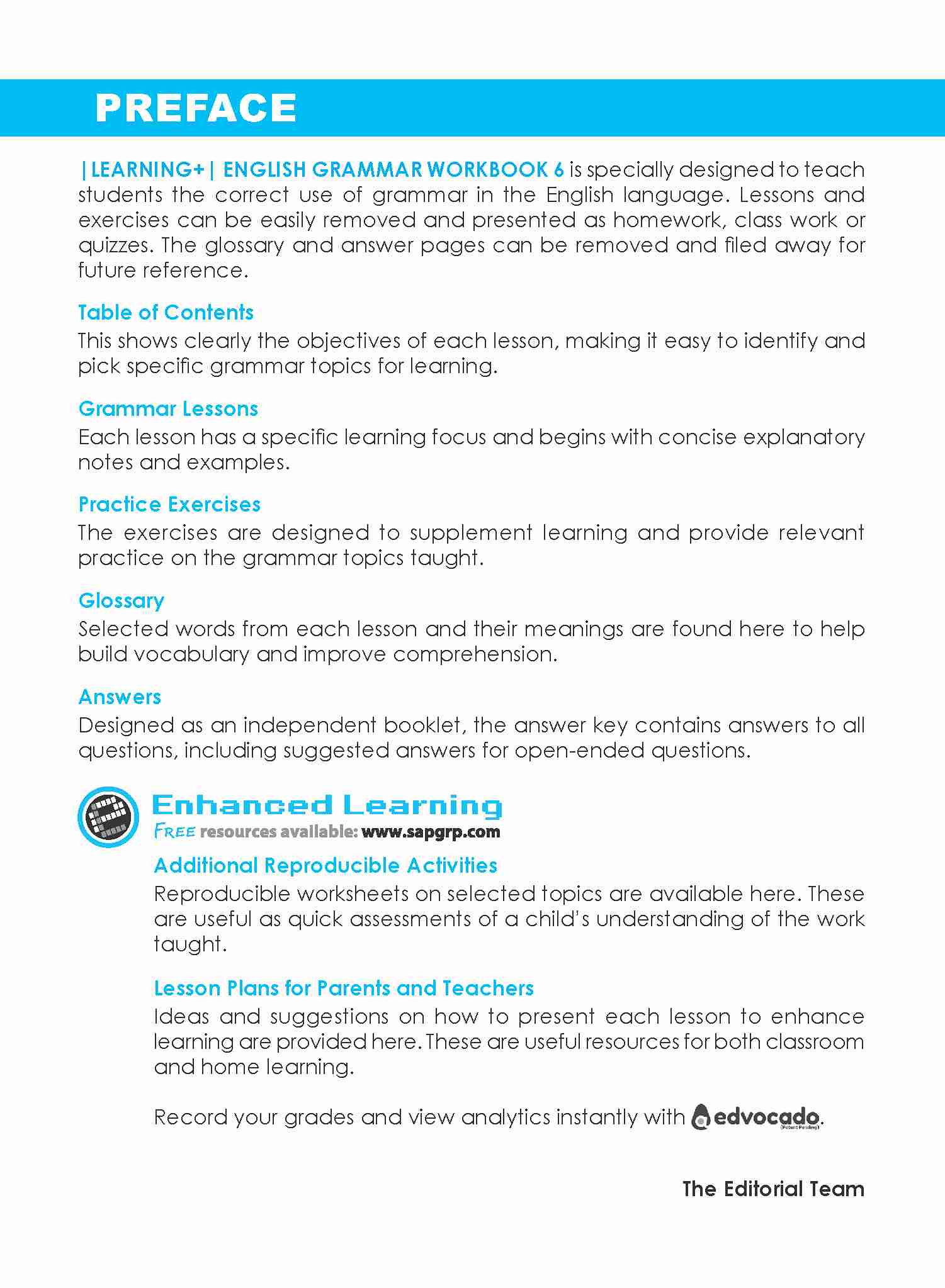 Primary 6 LEARNING+ ENGLISH GRAMMAR Workbook 6