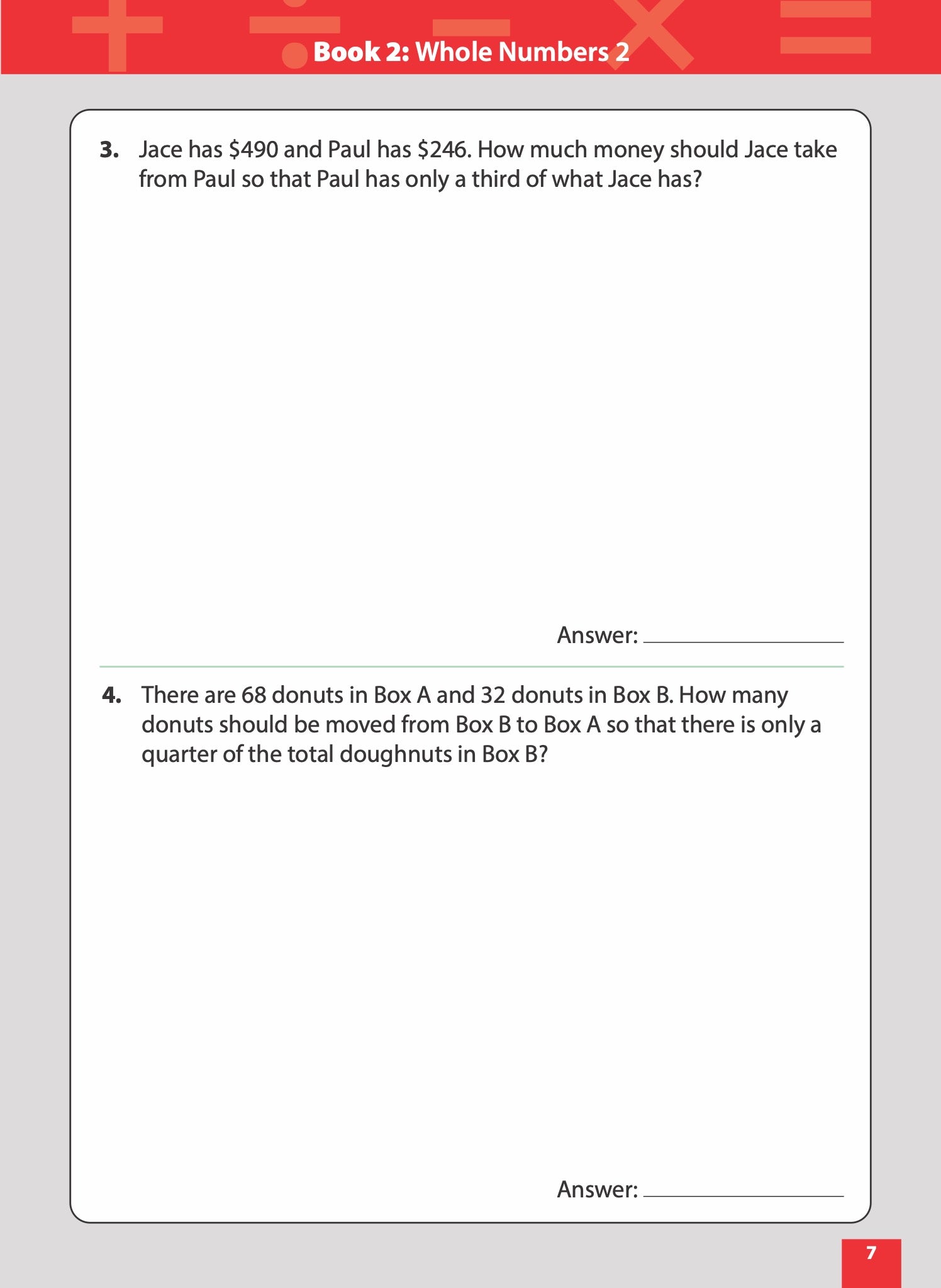 Primary 3&4 Master Math Models Book 2 – Whole Numbers 2