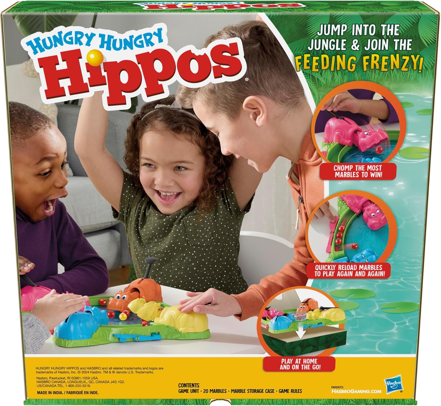 HASBRO GAMING HUNGRY HUNGRY HIPPOS