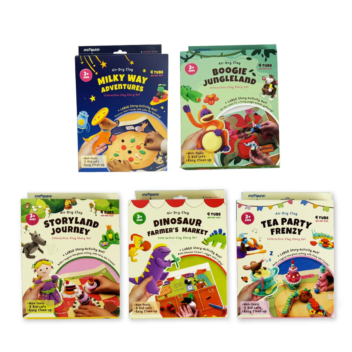 Craftpura Clay Kit Tea Party Frenzy