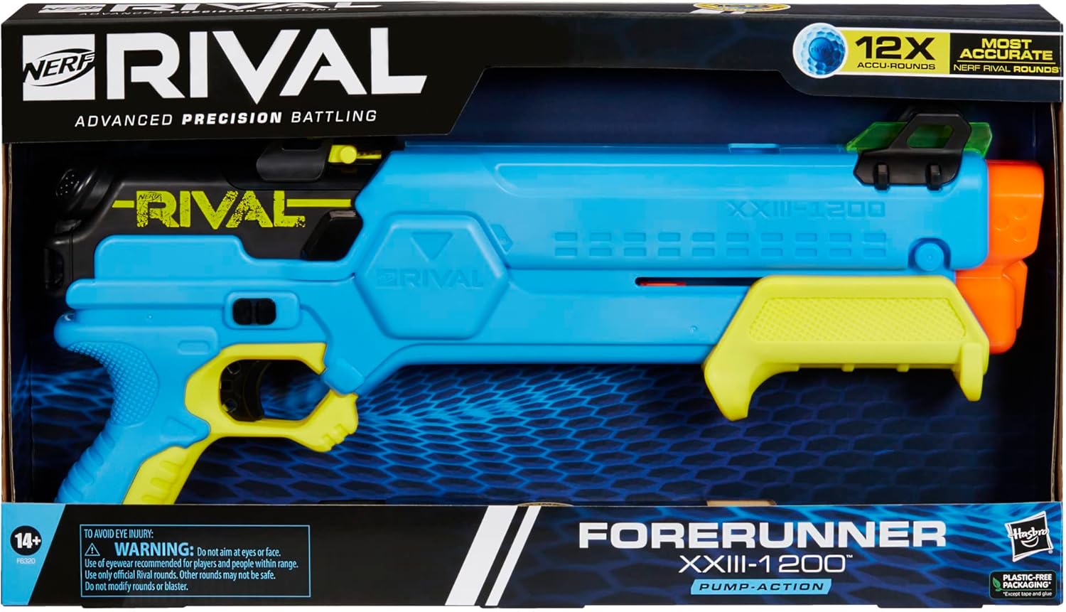 HASBRO NERF RIVAL FORERUNNER XXIII 1200 TOY BLASTER