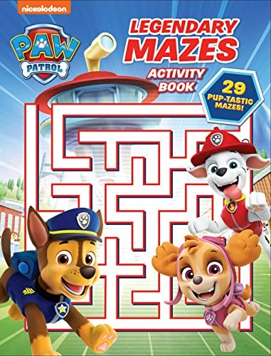 PAW PATROL ACTIVITY BOOK LEGENDARY MAZES