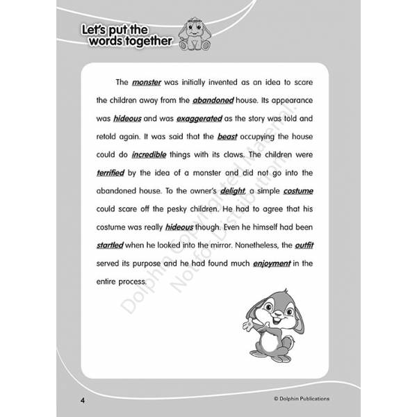 Primary 4 Vocabulary Practice Papers