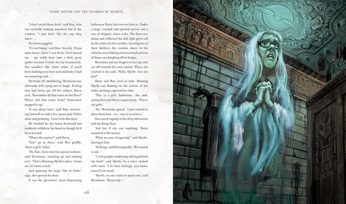 Harry Potter and the Chamber of Secrets: Illustrated Edition (Hardback)