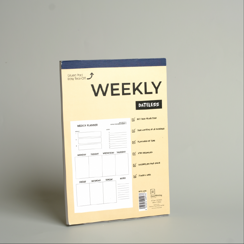 Hw Planner Pad (weekly) A5/80g Wptp-a550