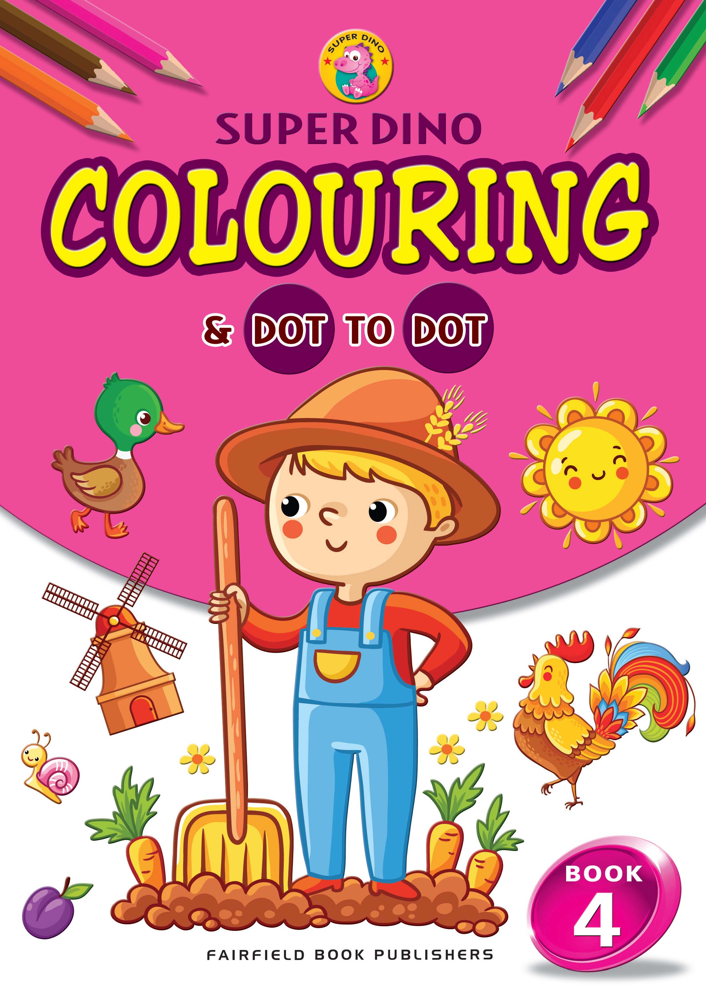 Super Dino Colouring & Dot to Dot Book 4