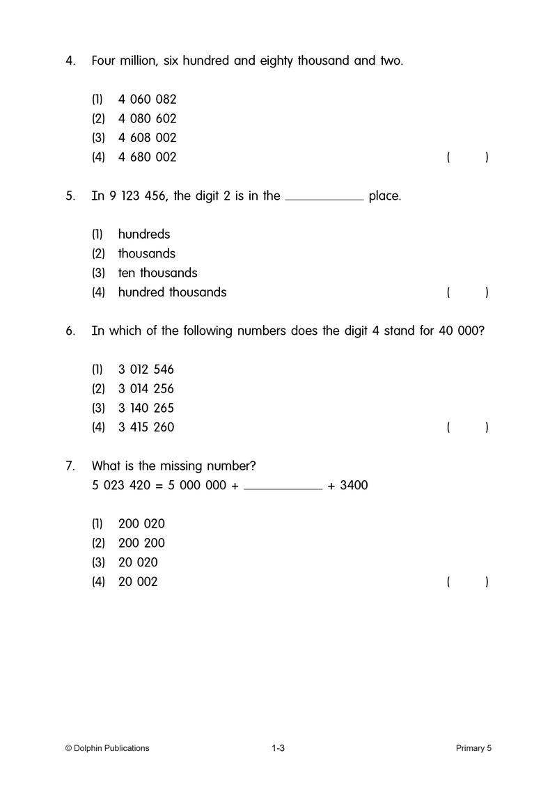 Topical Maths Worksheets Primary 5 (Pack)