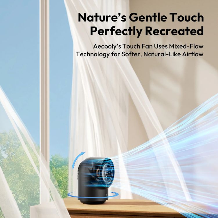 Aecooly CHIC 01 Table Fan - 8000mAh - Black