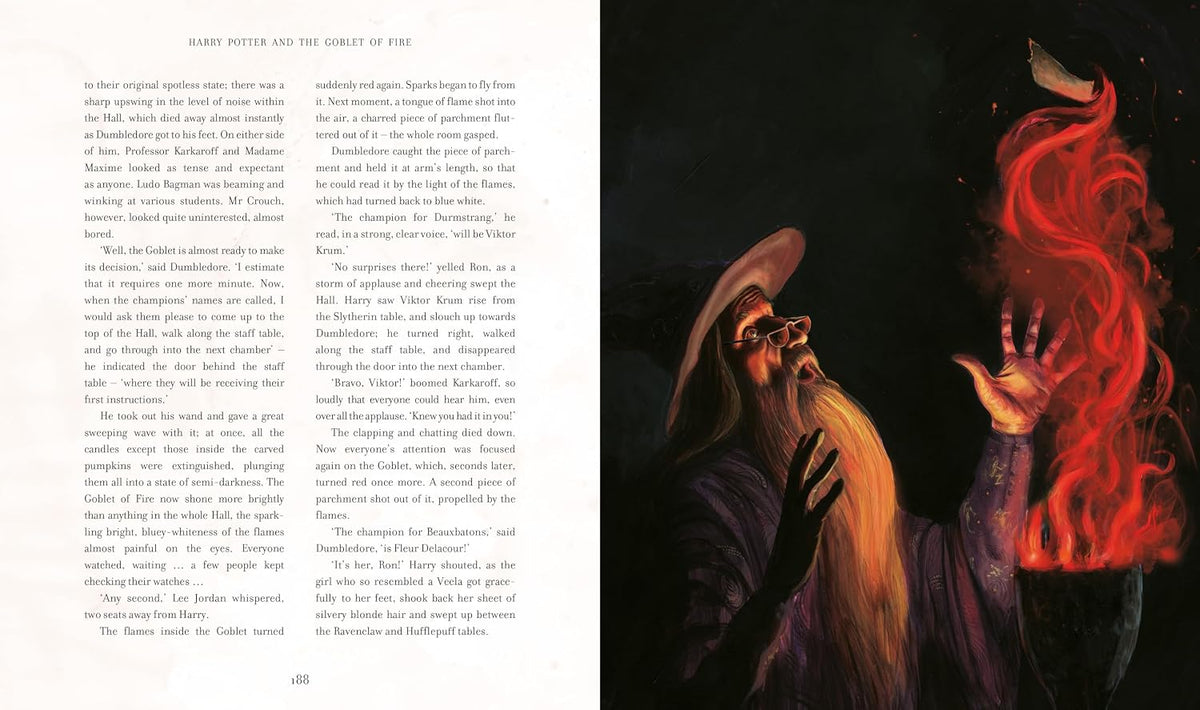 Harry Potter and the Goblet of Fire: Illustrated Edition (Paperback)